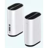 ZTE G5C – Router Gigabit Ethernet de doble banda (2,4 GHz / 5 GHz) Wi-Fi 6 4G/5G en blanco