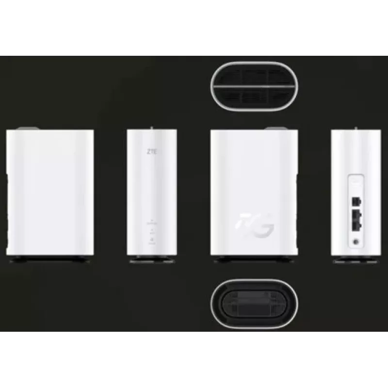 ZTE G5C – Router Gigabit Ethernet de doble banda (2,4 GHz / 5 GHz) Wi-Fi 6 4G/5G en blanco