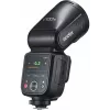 Flash Godox V100‑N para Nikon — Flash de zapata TTL portátil de batería de litio