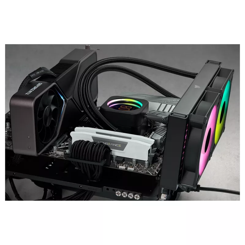 Kit de memoria RAM para sobremesa Corsair Vengeance 32GB (2x16GB) DDR5 6400MHz CL36 – blanco