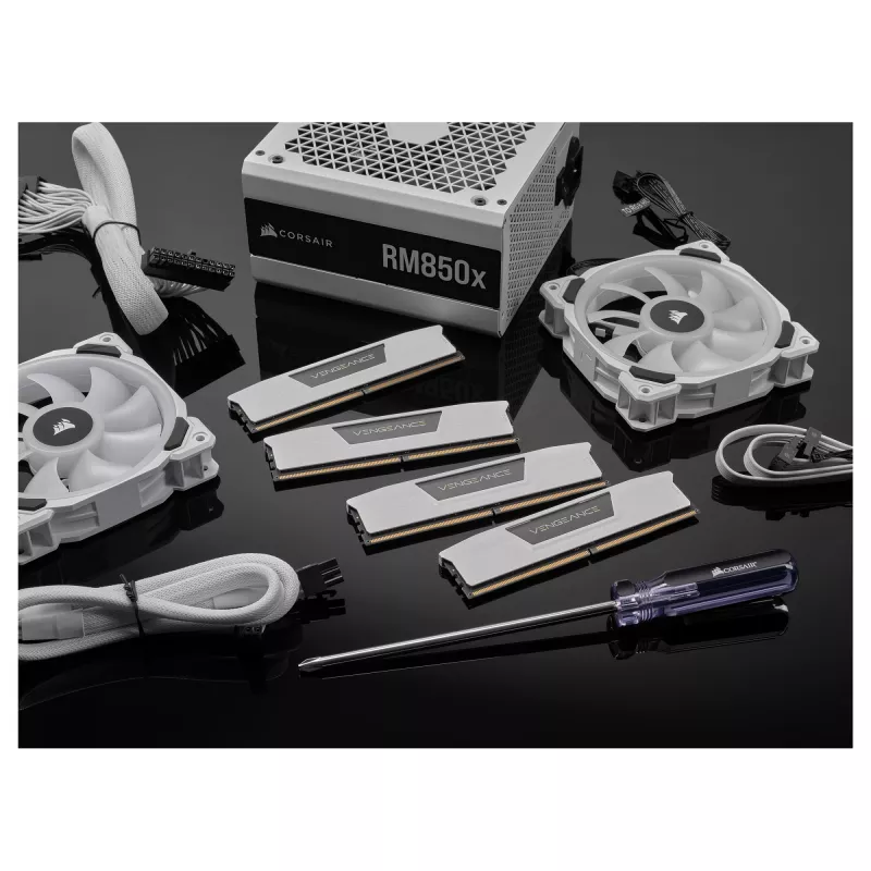 Kit de memoria RAM para sobremesa Corsair Vengeance 32GB (2x16GB) DDR5 6400MHz CL36 – blanco