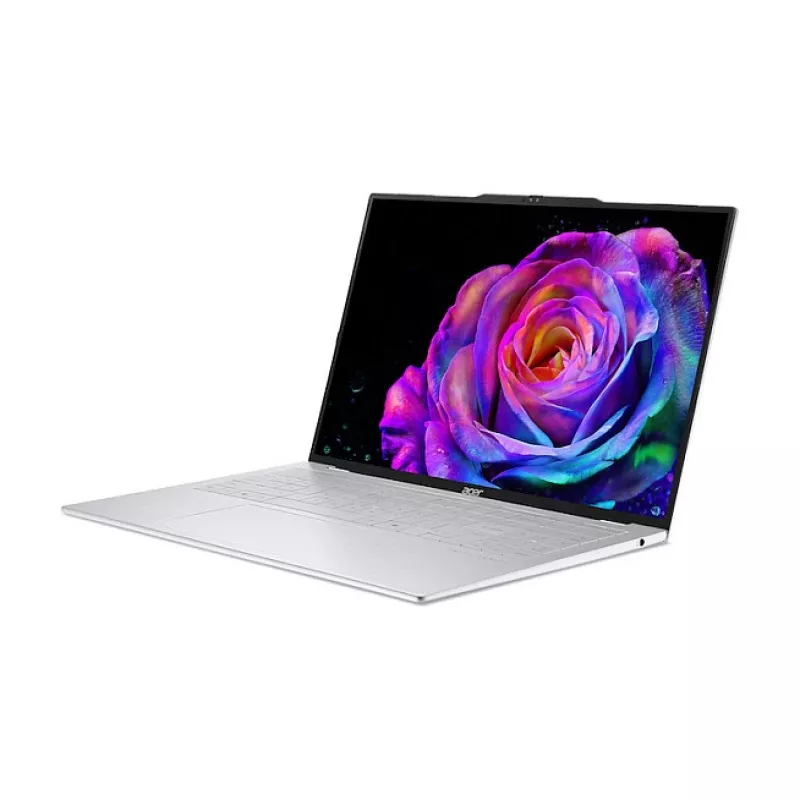 Portátil Acer Swift Air 16 OLED SFA16-61M-R2T2 — AMD Ryzen AI 5 330, 16 inch WUXGA, 16 GB de RAM, 512 GB SSD, Windows 11 Home, plata