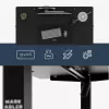 Escritorio mark adler Leader 7.3 negro – estación de trabajo ergonómica de altura ajustable