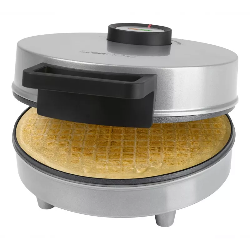 Clatronic HA 3833 máquina para cucuruchos de gofre, plata