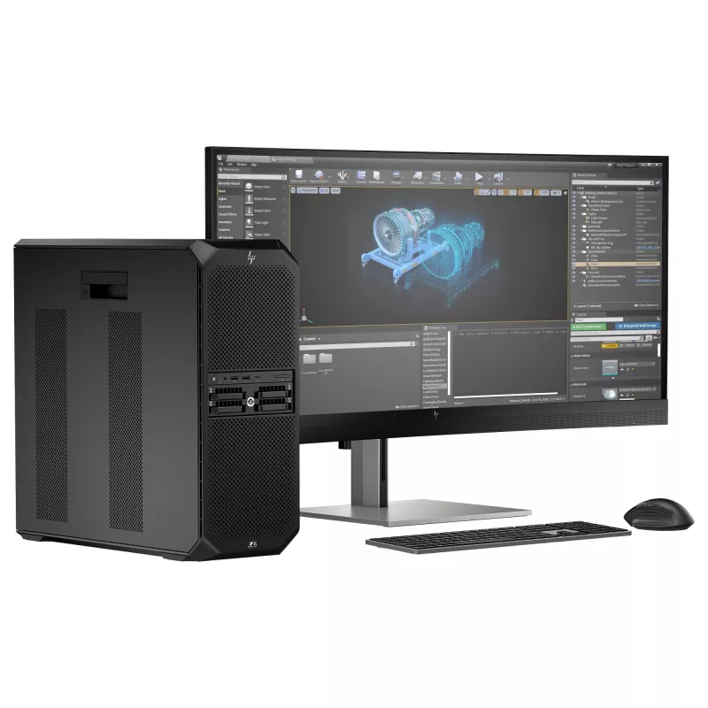 Estación de trabajo HP Z6 G5 A AMD Threadripper Pro 7955WX, 64GB RAM, 2000GB SSD, Win11Pro