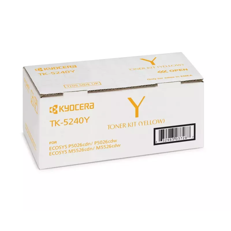 Cartucho de tóner Kyocera TK-5240Y 3000 páginas amarillo