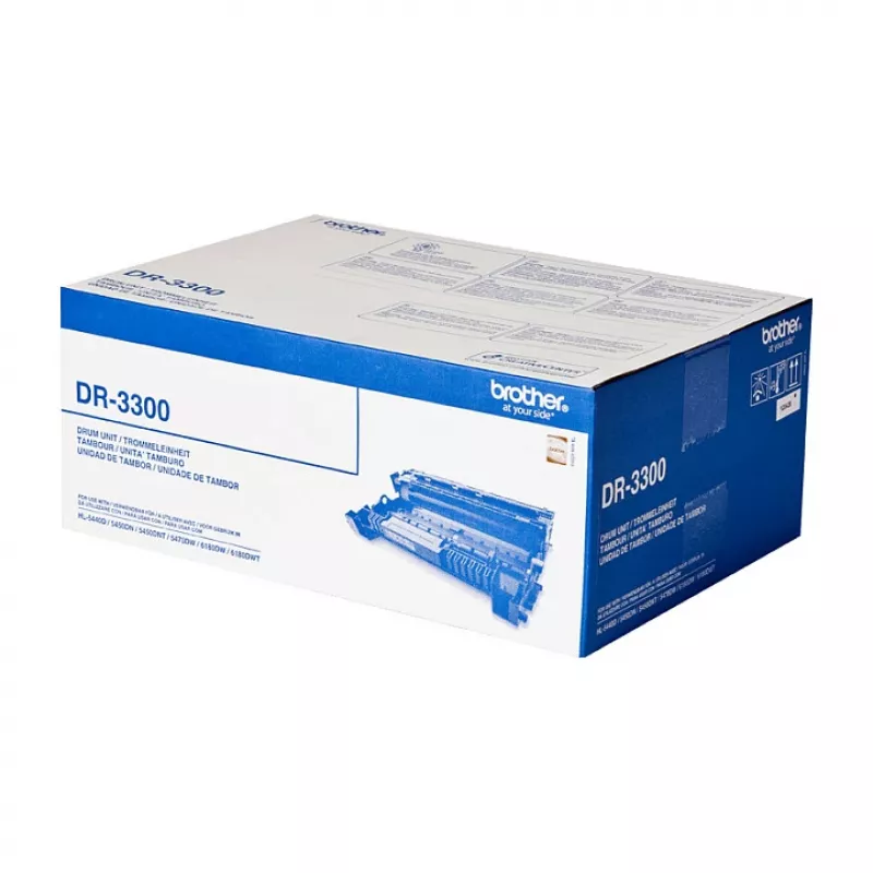 Tambor de impresora Brother DR-3300 Original, compatible con HL-5440D/5450DN/5470DW y determinados DCP/MFC, 30.000 páginas