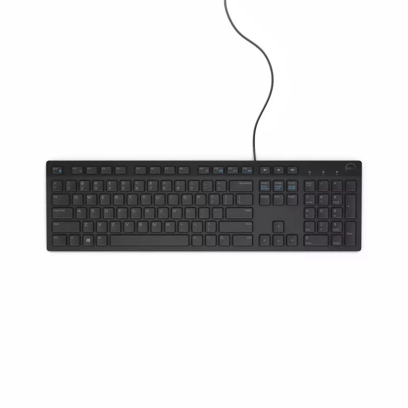 DELL KB216 teclado universal USB QWERTY inglés-UK negro tamaño completo con cable