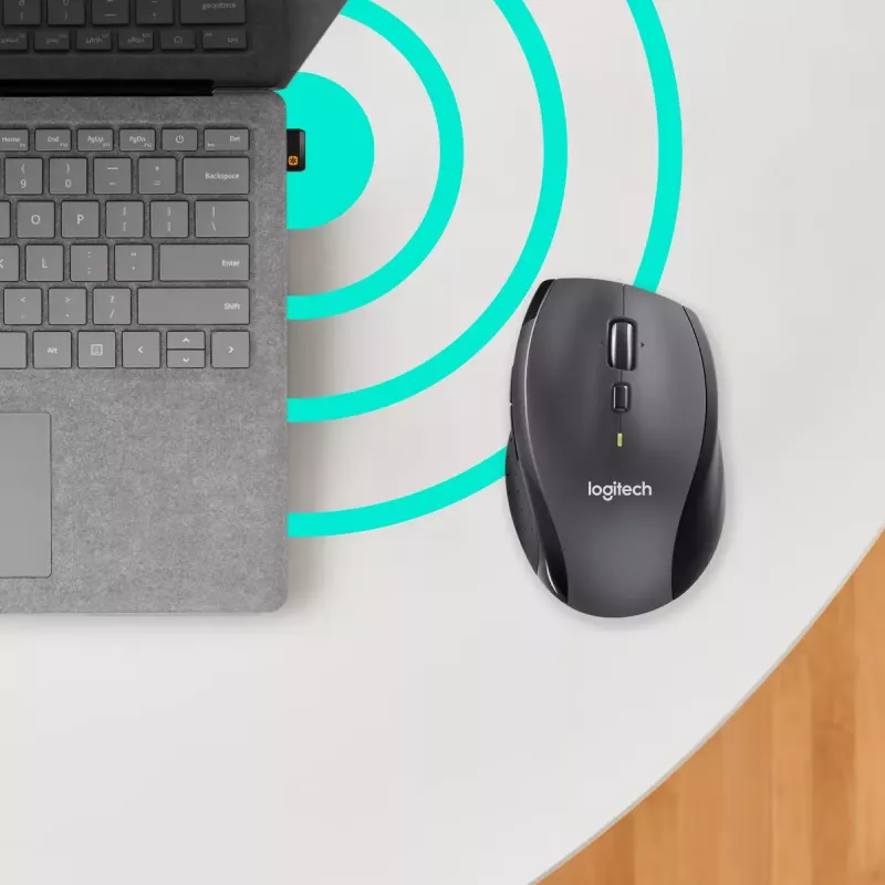 Ratón Logitech Marathon M705 inalámbrico USB negro