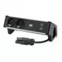 Módulo de alimentación Bachmann DESK2 con 2 tomas CEE7/3 y USB, 100W USB C/C, GST18 0,2m, negro