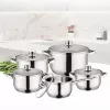 Juego de cocina Maestro MR-2020-10 — set de 10 piezas de ollas y sartenes