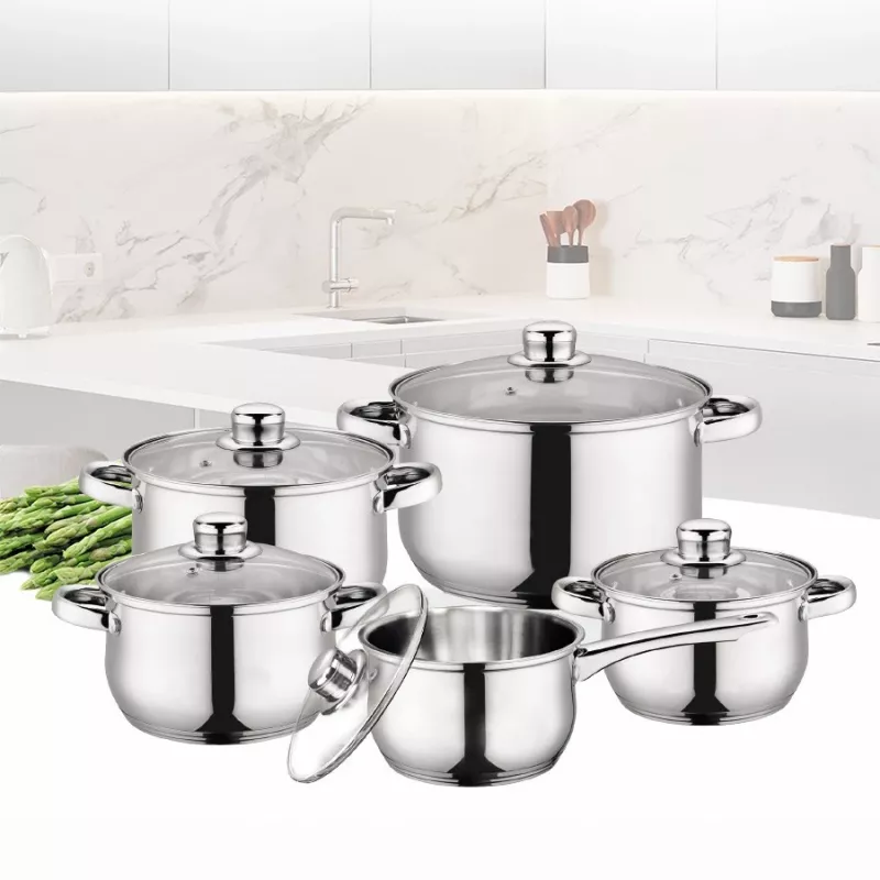 Juego de cocina Maestro MR-2020-10 — set de 10 piezas de ollas y sartenes