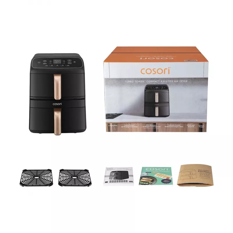 Freidora de aire Turbo Tower Compact 8,6 L COSORI