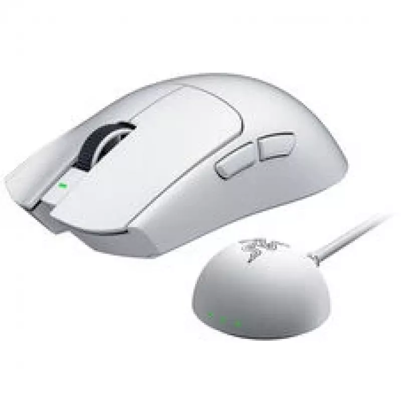 Razer Viper V4 Pro ratón gaming blanco – inalámbrico, 50 g ultraligero, 50.000 DPI