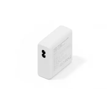 Cargador DIGITUS USB GaN 140W — 3× USB‑C, 1× USB‑A, 100–240V, blanco