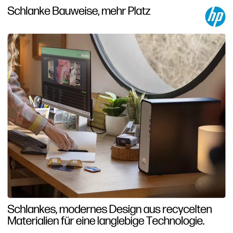 HP OmniDesk S03-0032ng - sobremesa slim - Core i3 i3-14100 - sistema completo - Core i3