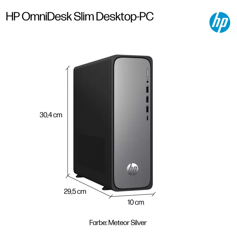 HP OmniDesk S03-0055ng Intel Core i5-14400 sobremesa slim - sistema completo - Core i5
