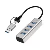 Hub USB 3.0 4 puertos USB-A 5 Gbit/s