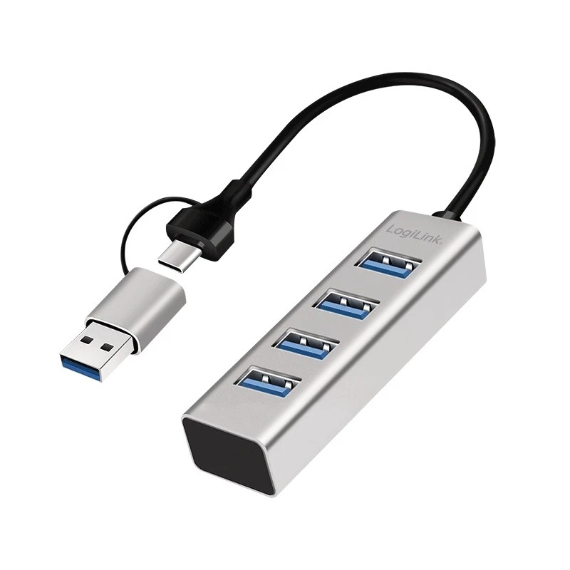 Hub USB 3.0 4 puertos USB-A 5 Gbit/s