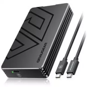 Carcasa externa para SSD M.2 GrauGear G-M2U4-40G01 con PCIe 4.0 y USB‑C
