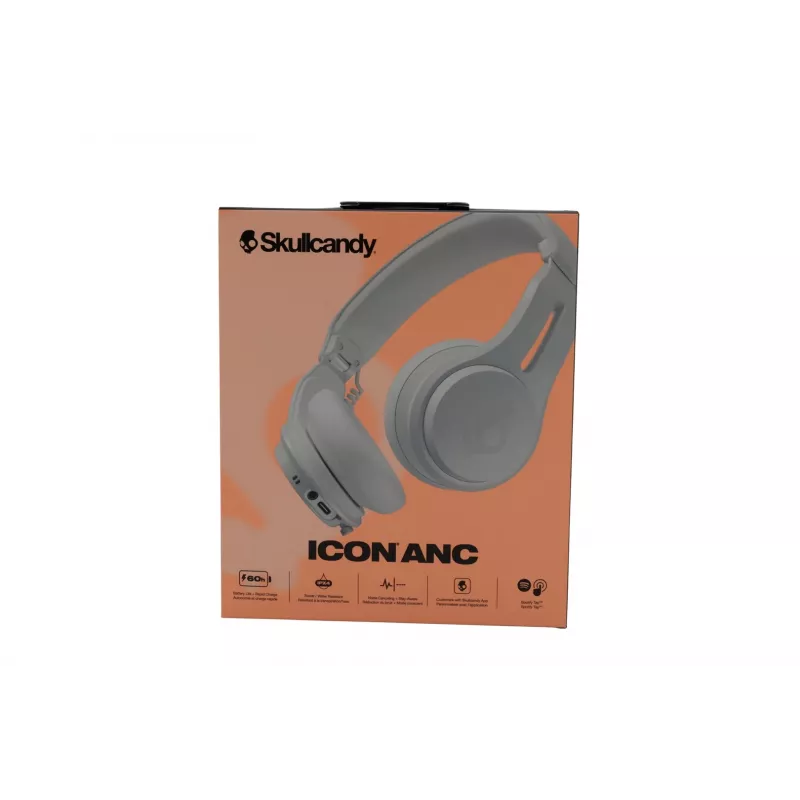 Auriculares inalámbricos on-ear Skullcandy Icon ANC Orange Glow Bluetooth 5.3 ANC (S5IOW-S951)