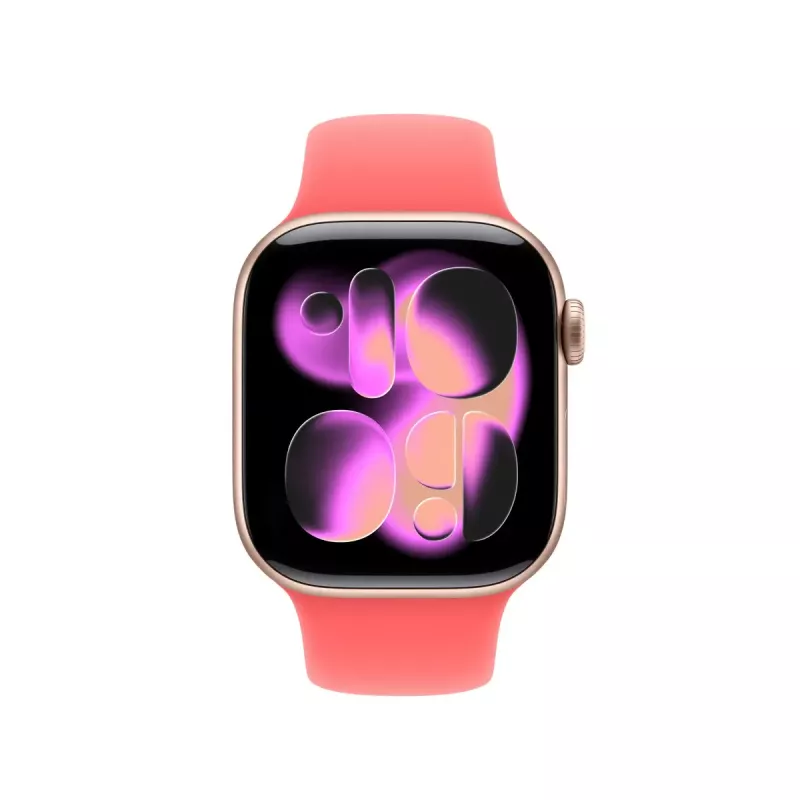 Correa deportiva para Apple Watch 42mm – Bright Guava (S/M), muñeca 130–180 mm