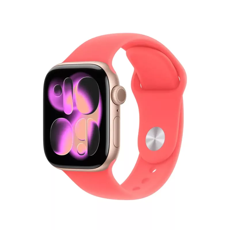 Correa deportiva para Apple Watch 42mm – Bright Guava (S/M), muñeca 130–180 mm