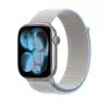 Correa – Apple Sport Loop para Apple Watch 46mm, Blue Mist (gris), pack individual