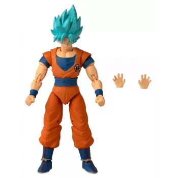 Figura de acción Bandai Dragon Stars Super Saiyan Blue Goku V2 — figura coleccionable articulada