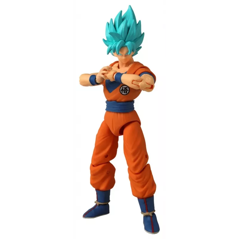 Figura de acción Bandai Dragon Stars Super Saiyan Blue Goku V2 — figura coleccionable articulada