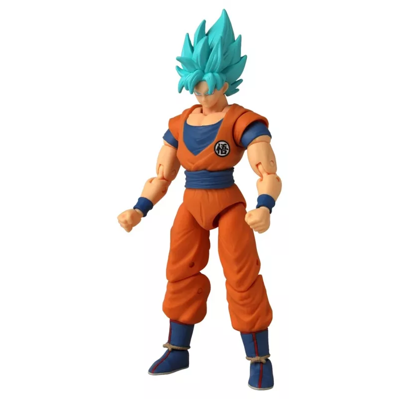 Figura de acción Bandai Dragon Stars Super Saiyan Blue Goku V2 — figura coleccionable articulada