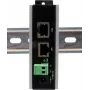 Inyector Ethernet PoE Gigabit Exsys EX-6007POE-WT — 1×Gigabit RJ45, PoE, borne de conexión 12–24V