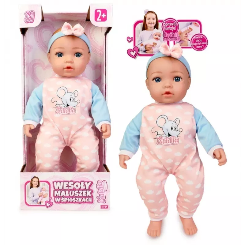 Muñeca bebé Artyk 45 cm – modelo Artyk 187766, cuerpo blando, juguete bebé realista
