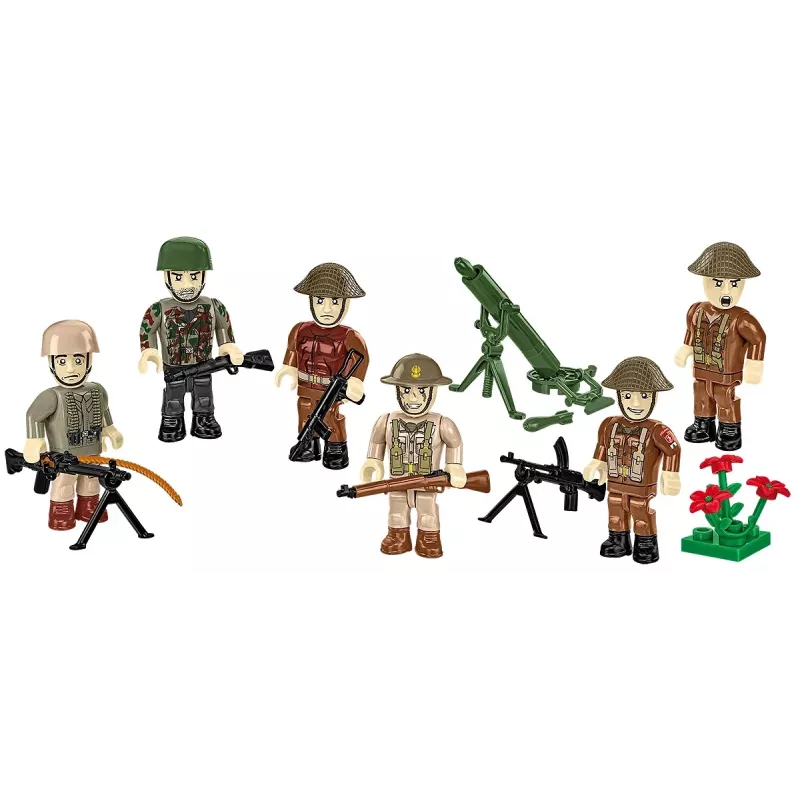 Set de construcción Cobi Blocks batalla de Monte Cassino diorama militar histórico COBI-2063