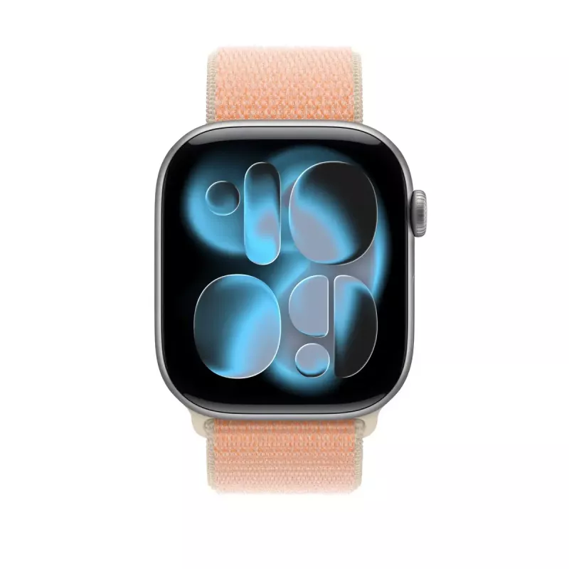 Correa Apple 46mm Cantaloupe Sport Loop, naranja, para Apple Watch 46mm