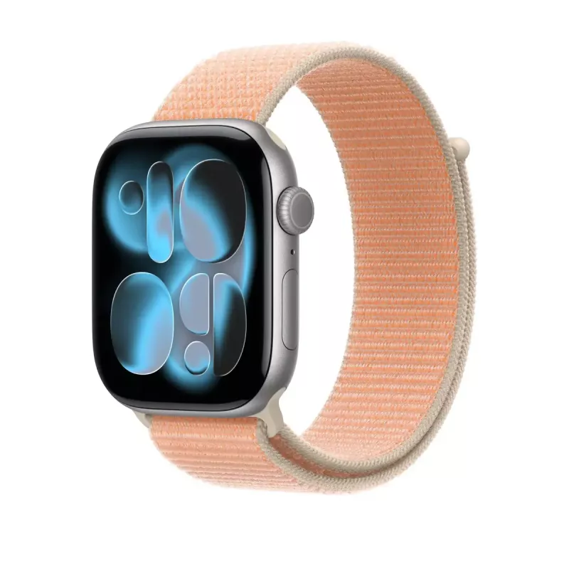 Correa Apple 46mm Cantaloupe Sport Loop, naranja, para Apple Watch 46mm