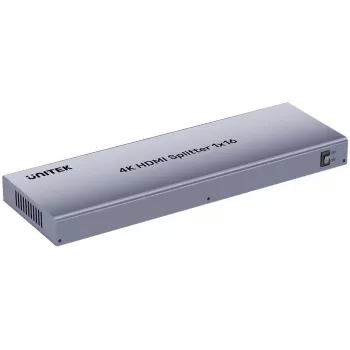Splitter HDMI Unitek V1137AGY01-EU — 1 entrada a 16 salidas, 4K, 30 Hz