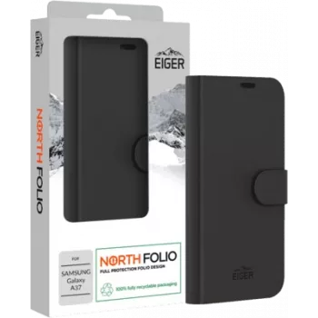 Eiger North Folio funda Galaxy A37 negra (EGCA01016)
