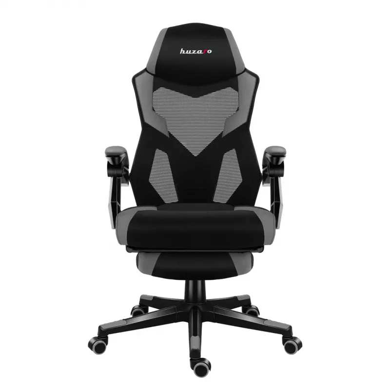 Silla gaming huzaro Combat 3.1 gris — ergonómica, asiento regulable para gamers