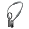 Soporte de cuello magnético Telesin MNM-002 para iPhone (12–16) – ángulo ajustable, ligero