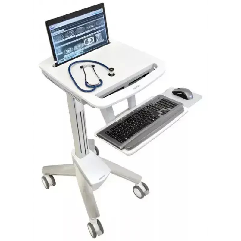Carro multimedia para portátil ERGOTRON StyleView EMR SV41-6100-0 — blanco, aluminio/plástico, 51 cm de regulación en altura, 26 kg