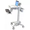Carro multimedia para portátil ERGOTRON StyleView EMR SV41-6100-0 — blanco, aluminio/plástico, 51 cm de regulación en altura, 26 kg