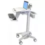 Carro multimedia para portátil ERGOTRON StyleView EMR SV41-6100-0 — blanco, aluminio/plástico, 51 cm de regulación en altura, 26 kg