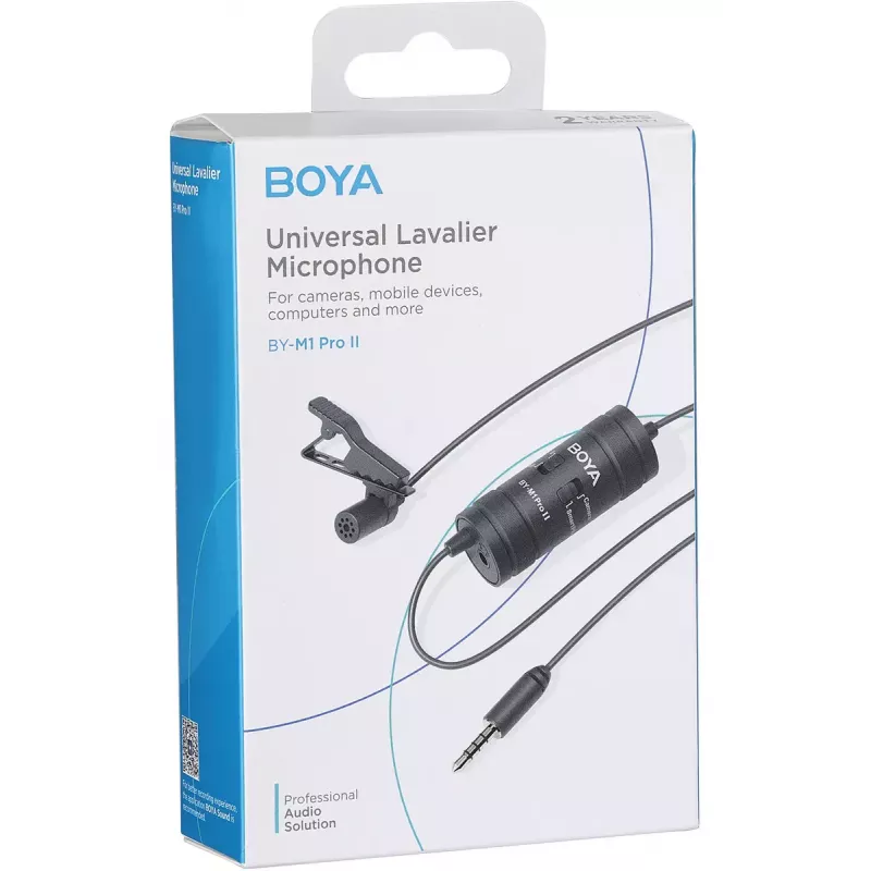 Micrófono Boya BY-M1 Pro II Lavalier