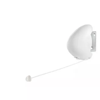 Tendedero de pared Leifheit Rollfix Single 80 Longline – tendedero retráctil que ahorra espacio