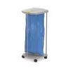 Soporte de bolsas de basura de pie Hailo ProfiLine MSS XXXL — interior, aluminio/metal/plástico, 430×450×970 mm
