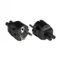Good Connections PA-0005S - tipo E/F híbrido - C5 - 250 V - 2,5 A - negro - policloruro de vinilo (PVC)