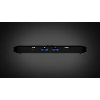 Conmutador de uso compartido USB 3.2 Gen 1 ATEN US4324 — 2x host a 4x dispositivo, interfaces USB-A/USB-C, 5 Gbit/s