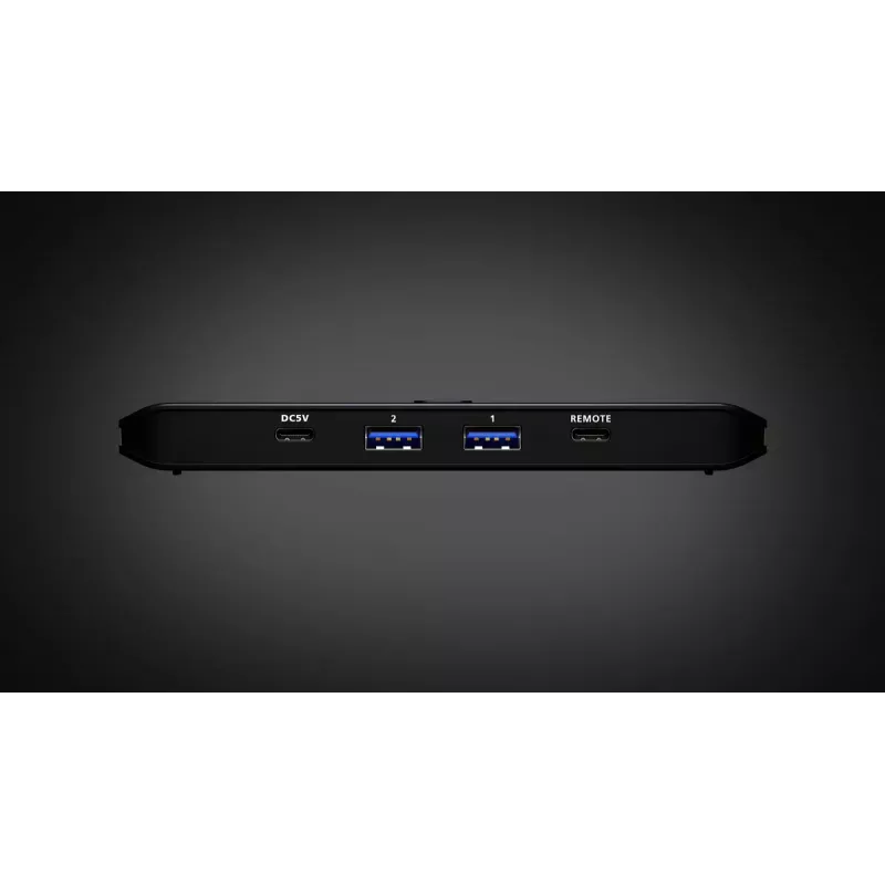 Conmutador de uso compartido USB 3.2 Gen 1 ATEN US4324 — 2x host a 4x dispositivo, interfaces USB-A/USB-C, 5 Gbit/s
