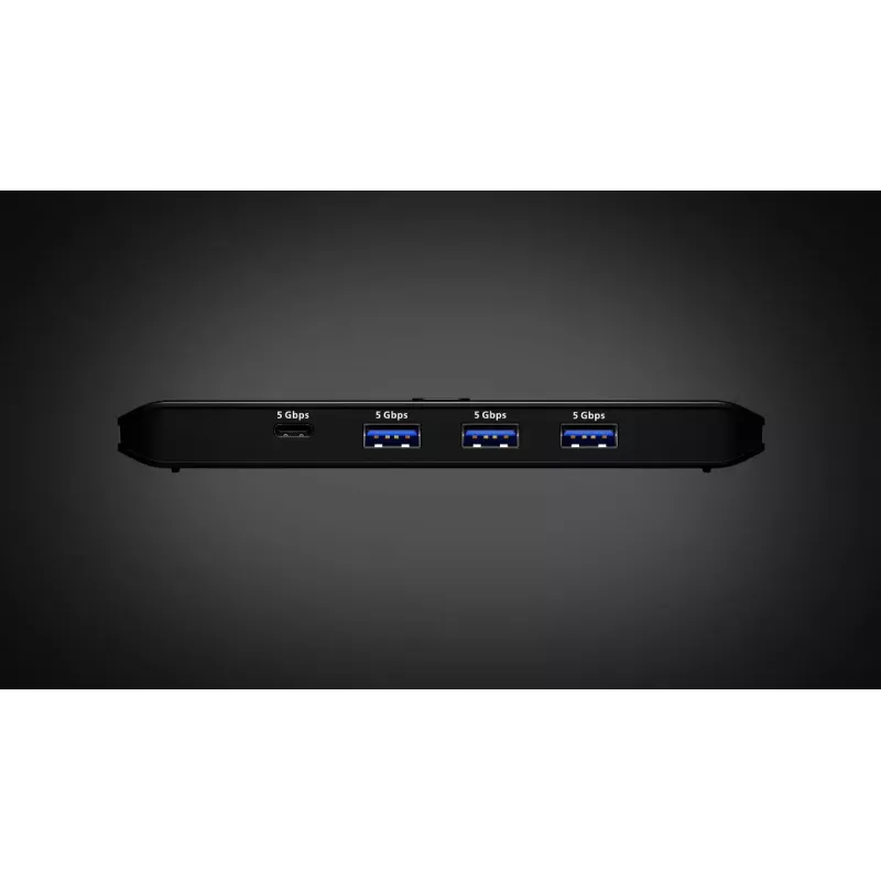 Conmutador de uso compartido USB 3.2 Gen 1 ATEN US4324 — 2x host a 4x dispositivo, interfaces USB-A/USB-C, 5 Gbit/s